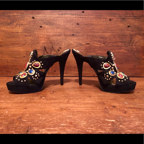 Carlos Santana Shoes - Carlos Santana Studded Heels - NWOT